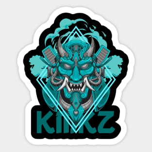 Japanese Oni Mecha 9.3 Sticker